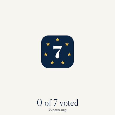 Seven friends, seven votes